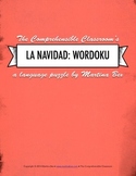 Puzzle: La Navidad Wordoku - Christmas vocabulary in Spanish