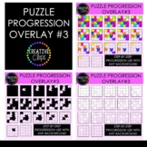 Puzzle Overlay Clipart #3 {Three Related Sets!}