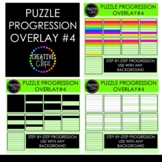 Puzzle Overlay Clipart #4 {Three Related Sets!}
