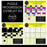 Puzzle Overlay Clipart #5 {Three Related Sets!}