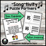 Teen Number Partner Game & Song