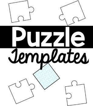 Puzzle Piece Templates By Mrs Romano Teachers Pay Teachers