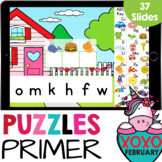 Puzzle Primer Sight Words: Mystery Picture Google Slides