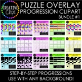 Puzzle Progression Overlay MEGA Bundle {Puzzle Clipart}