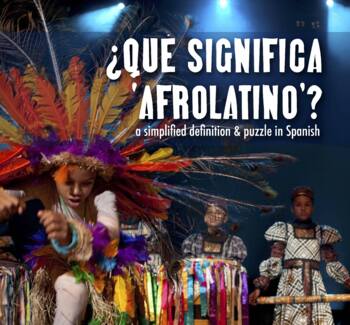 Preview of Puzzle: Qué significa afrolatino - Black History Month Wordoku