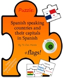 Puzzle: Spanish speaking countries, their capitals in Span