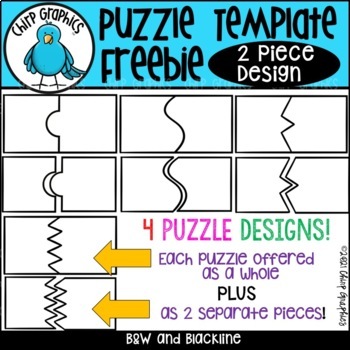 Blank Jigsaw Piece Template (2) - TEMPLATES EXAMPLE