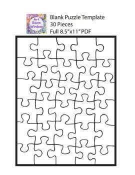 puzzle template 30 pieces