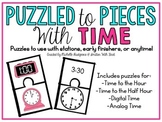 Puzzled to Pieces with Time {Hour and Half Hour}