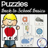 Back to School Numbers & Phonics Basics | Puzzles | Worksheets