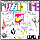 Puzzles | Early Finisher Activities | Cut and glue puzzles