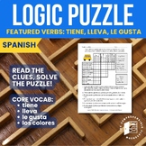 Puzzles: Logic Puzzles in Spanish, lleva, tiene, le gusta #COVID19WL