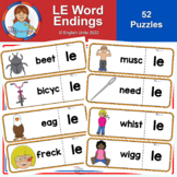 Puzzles - Spelling LE Word Endings