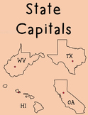 Crossword Puzzles - State Capitals