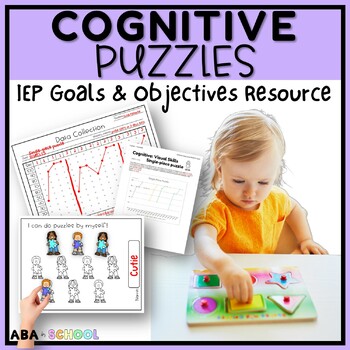 Preview of Puzzles and Tangrams IEP Goals and Objectives Tracking - Cognitive Visual Skills