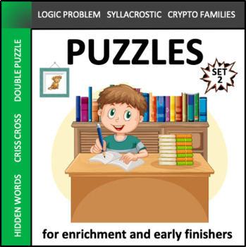 Preview of Puzzles for Early Finishers: Set 2