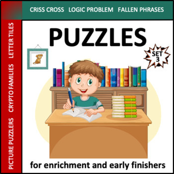Preview of Puzzles for Early Finishers: Set 3