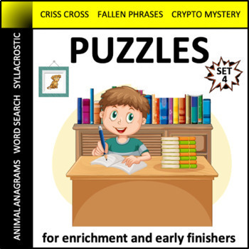 Preview of Puzzles for Early Finishers: Set 4