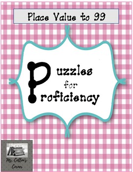 Preview of Puzzles for Proficiency - Place Value to 99 - versatile and easy to use!