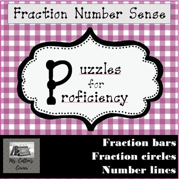 Preview of Puzzles for Proficiency - Unit Fractions - versatile and easy to use!