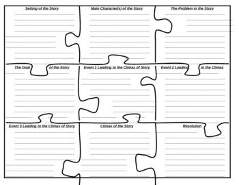 Preview of Puzzling Stories Literature Activity