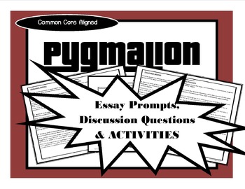 essay questions for pygmalion
