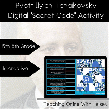 Preview of Pyotr Ilyich Tchaikovsky, Digital Activity, Music Substitute Activities