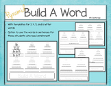 Pyramid Build A Word Writing Phonics Literacy Practice