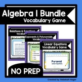 Pyramid Game Bundle: Algebra 1 Vocabulary Practice Activity