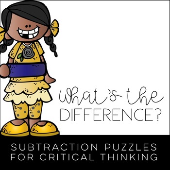 Preview of What's the Difference? Subtraction Puzzles for Critical Thinking