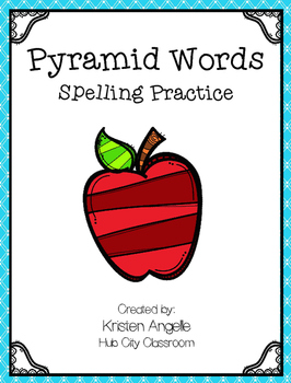 Preview of Pyramid Words Spelling Practice (FREEBIE)