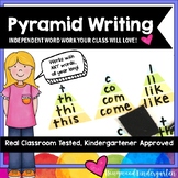 Pyramid Writing . Spelling or Sight Word Work for ANY Word