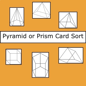 Preview of Prism or Pyramid Card Sort - Interactive Geometry Activity