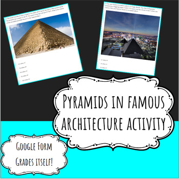 Preview of Pyramids in Famous Architecture Activity