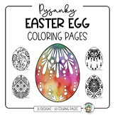Pysanky Eggs Coloring Pages • Easter Art Activity • Fun Ar