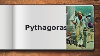 Preview of Pythagoras PowerPoint with 20 Short Answer Questions