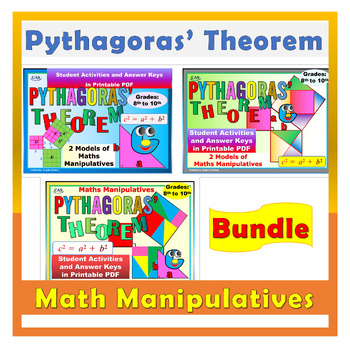 Preview of Pythagoras Theorem Bundle-Math Manipulatives