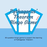 Pythagoras Theorem Maths Bingo Game Activity