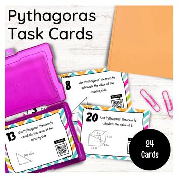 Preview of Pythagoras' Theorem Task Cards