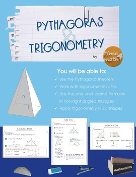 Preview of Pythagoras & Trigonometry | Distance Learning