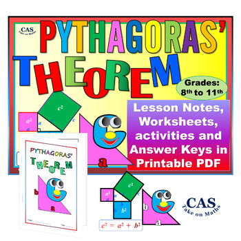 Preview of Introduction to Pythagoras Theorem - Workbook and Activity