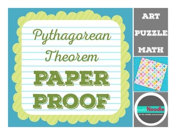 Preview of Pythagorean Paper Proof Activity:  Visual Proof Meets Art