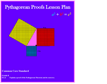 Preview of Pythagorean Proofs Full Lesson Plan & Performance Task (8.G.6)