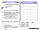 Pythagorean Rules: Pythagorean Theorem Math Game
