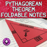 Pythagorean Theorem Foldable Notes for 8th Grade Math Inte
