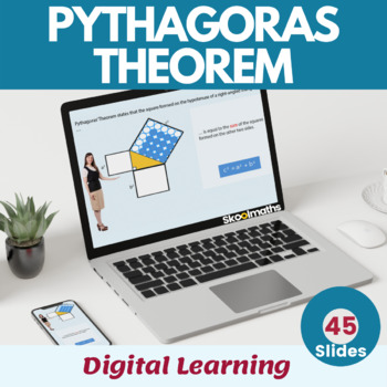 Preview of Pythagorean Theorem - 8th Grade Digital Lesson CCSS 8.G.B.6
