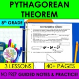 Pythagorean Theorem - 8th Grade Math Guided Notes and Practice