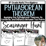 Pythagorean Theorem - 8th Grade Math Scavenger Hunt Activity