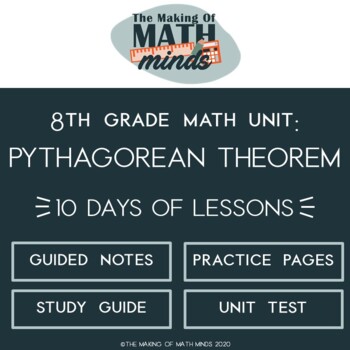 Preview of Pythagorean Theorem - 8th Grade Math Unit (Bare Bones Unit)