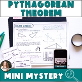 Pythagorean Theorem Activity Print and Digital Mystery Game